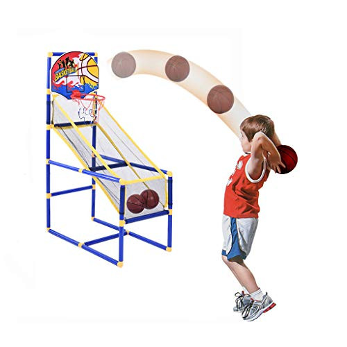 Basketball Hoop for Kids Adjustable Plastic Bracket Backyard Basketball Circle Arcade Game Toddler Toys Outdoor Indoor Basketball Boy Gift