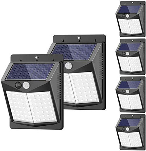 Solar Lights Outdoor 6 Pack 3 Modes 50LED SEZAC Motion Sensor Security Lights Solar Security Lights IP 65 Wireless Waterproof Outdoor Lights for Garden Patio Yard Deck Garage Fence Pool Solar Lights Outdoor 6 Pack 3 Modes 50LED SEZAC Motion Sensor Security Lights Solar Security Lights IP 65 Wireless Waterproof Outdoor Lights for Garden Patio Yard Deck Garage Fence Pool