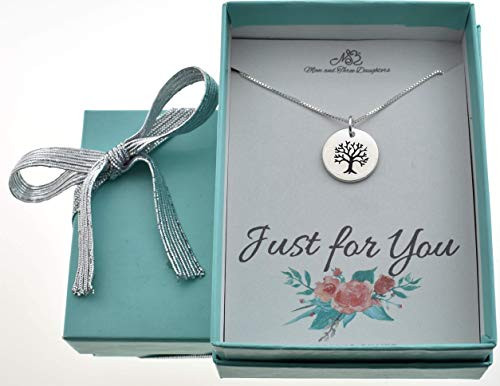 Tree of Life Necklace in Sterling Silver on an 18 Inch Sterling Silver Box Chain. Tree of Life Necklace Tree of Life Necklace in Sterling Silver on an 18 Inch Sterling Silver Box Chain. Tree of Life Necklace