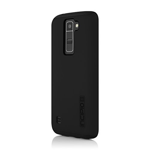 Incipio Cell Phone Case for LG K7 - Retail Packaging - Black/Black