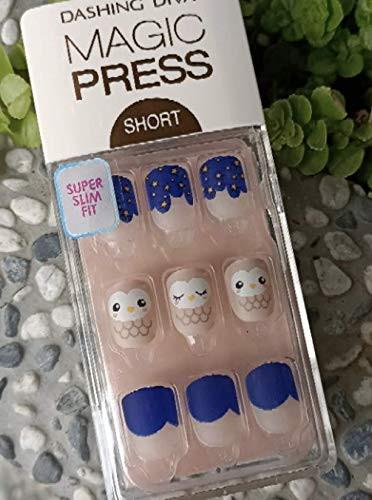 Dashing Diva summer Slim Fit Edition Magic Press Edge Full Cover Gel Nail Tips Disposable Pack of 2