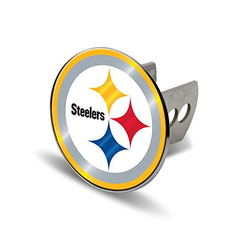 Rico NFL Pittsburgh Steelers Laser Cut Metal Hitch Cover Large Silver Rico NFL Pittsburgh Steelers Laser Cut Metal Hitch Cover Large Silver