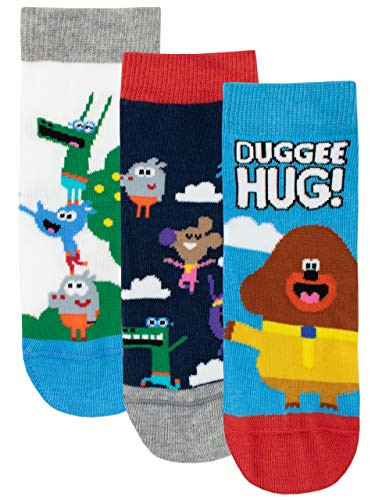 Hey Duggee Boys  Squirrel Club Socks Pack of 3 Size 5 to 8 Multicolored