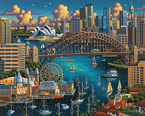 AIXUANDIZ Dowdle Jigsaw Puzzle - Sydney - 1000 Piece