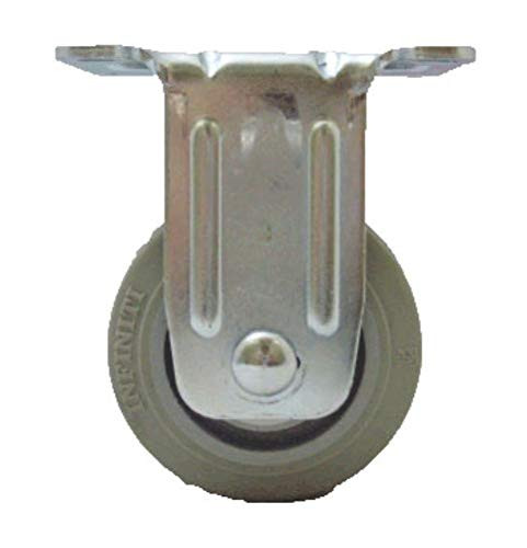 5 inch x 1-1 4 inch Rigid Plate Caster Infiniti TPR Wheel 265 lbs Capacity
