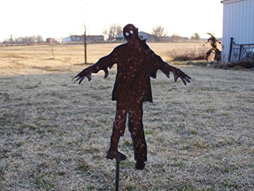 Zombie metal art - Outdoor zombie garden stake - Undead flowerbed decor - Unique zombie decor - The Walking Dead Of Your Yard Zombie metal art - Outdoor zombie garden stake - Undead flowerbed decor - Unique zombie decor - The Walking Dead Of Your Yard