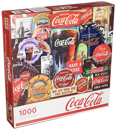 Springbok 1000 Piece Jigsaw Puzzle Coca-Cola Decades of Tradition