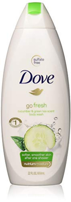 2 Pack of go fresh Cucumber and Green Tea Body Wash 22 oz ea