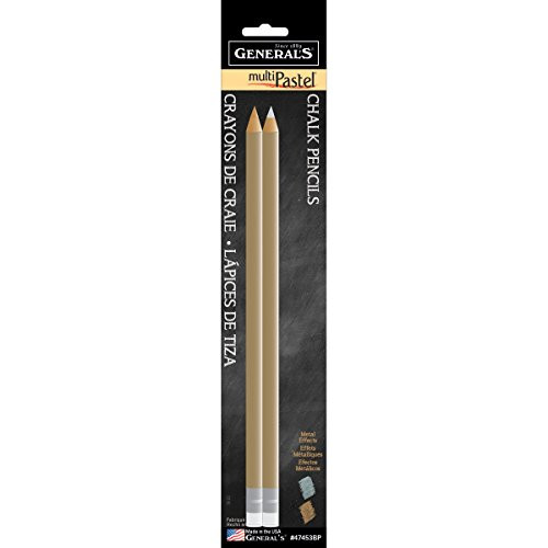 Darice 47453BP Multipastel Chalk Pencils (2 Pack)