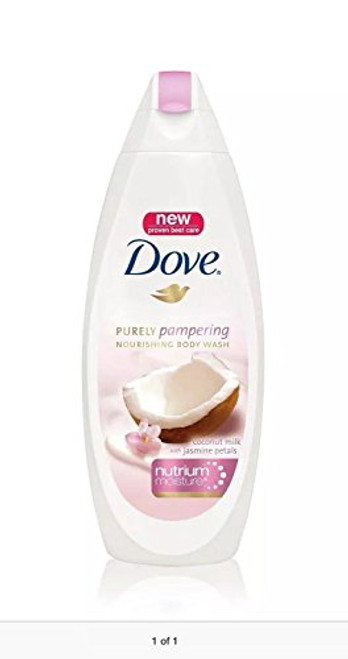 6 Dove Nourishing and Restore Body Wash 500ml 16.9oz  6X 500ml 16.9 Purely pampering-Coconut milk with jasmine petals