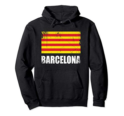 Barcelona Souvenir Catalonia Gift for City Tourist Travel Pullover Hoodie