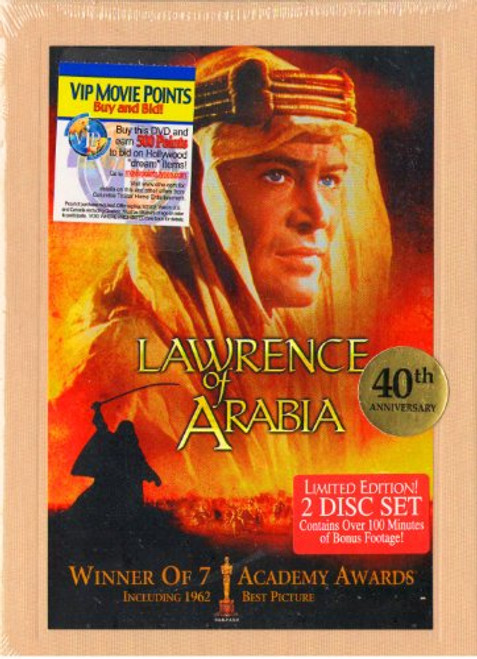 Lawrence of Arabia   40th Anniversary Limited Edition   2 Disc Set - Over 100 Minutes of Bonus Footage