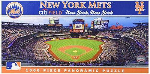 MasterPieces MLB Panoramics 1000 Puzzles Collection - New York Mets MLB Panoramics 1000 Piece Jigsaw Puzzle MasterPieces MLB Panoramics 1000 Puzzles Collection - New York Mets MLB Panoramics 1000 Piece Jigsaw Puzzle
