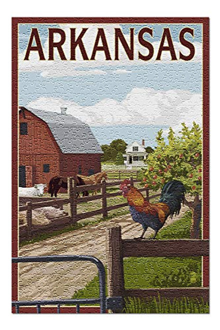 Lantern Press Arkansas Barnyard Scene 50067 Premium 500 Piece Jigsaw Puzzle for Adults 13x19 Made in USA Lantern Press Arkansas Barnyard Scene 50067 Premium 500 Piece Jigsaw Puzzle for Adults 13x19 Made in USA