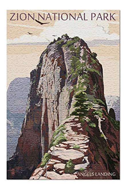 Zion National Park Utah Angels Landing and Condors 43114  Premium 500 Piece Jigsaw Puzzle for Adults 13x19 Made in USA