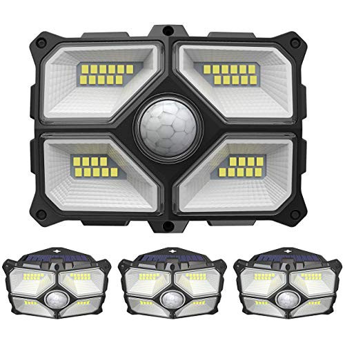 TRODEEM 40 LED Solar Motion Sensor Lights Outdoor IP67 Waterproof Solar Powered Security Lights Wireless Solar Wall Lights for Garden Patio Yard Deck Garage Fence Pool - 4 Pack TRODEEM 40 LED Solar Motion Sensor Lights Outdoor IP67 Waterproof Solar Powered Security Lights Wireless Solar Wall Lights for Garden Patio Yard Deck Garage Fence Pool - 4 Pack