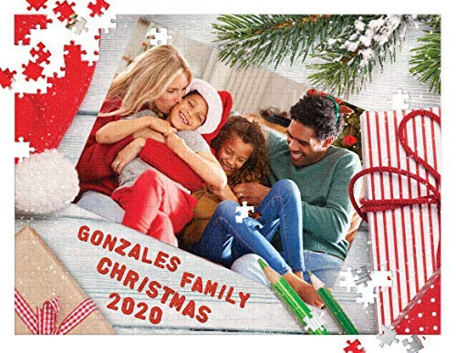 Custom Puzzle for Adults 500 Piece Family Christmas Pictures