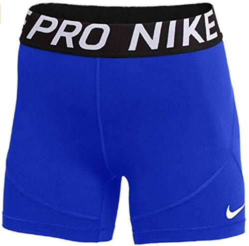 Nike Womens Pro 5   Team Training Shorts  Royal X-Small