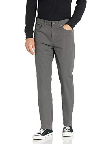 Chaps Men s Stretch 5 Pocket Twill Pant Camp Grey 30 32
