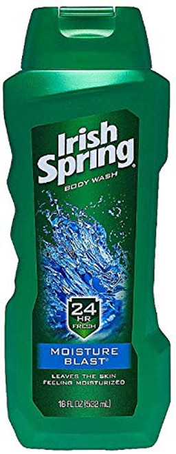 Irish Spring Body Wash Moisture Blast 18 Ounce  Value Pack of 7