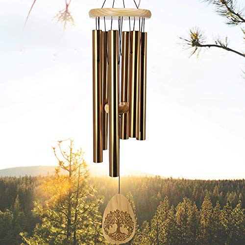 sinfinate Wind Chimes Outdoor 30 Inches Sympathy Wind Chimes with 6 Metal Tubes Tuned Smoothing Melody Memorial Wind Chimes for Mom Wind Chimes for Outside Decoration Garden Yard. sinfinate Wind Chimes Outdoor 30 Inches Sympathy Wind Chimes with 6 Metal Tubes Tuned Smoothing Melody Memorial Wind Chimes for Mom Wind Chimes for Outside Decoration Garden Yard.