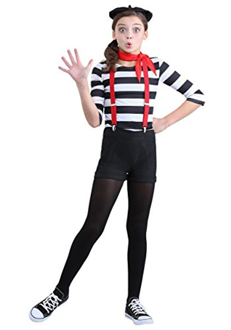 Girl s Mime Costume X-Small