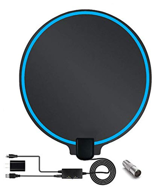 Monzeen TV Antenna 2020 Newest HDTV Indoor Digital TV Antenna 130 plus Miles Range with Amplifier Signal Booster 4K HD Free Local Channels Support All Television -16.5ft High Performance Coax Cable Monzeen TV Antenna 2020 Newest HDTV Indoor Digital TV Antenna 130 plus Miles Range with Amplifier Signal Booster 4K HD Free Local Channels Support All Television -16.5ft High Performance Coax Cable