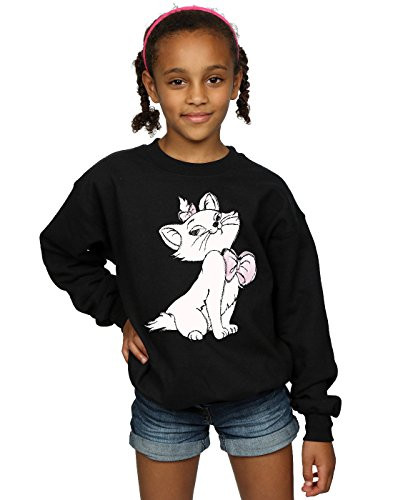 Disney Girls Aristocats Marie Sweatshirt 5-6 Years Black