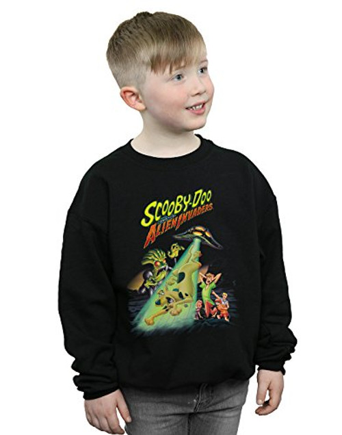 Scooby Doo Boys And The Alien Invaders Sweatshirt Black 5-6 Years