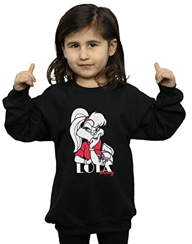 Looney Tunes Girls Classic Lola Bunny Sweatshirt 5-6 Years Black