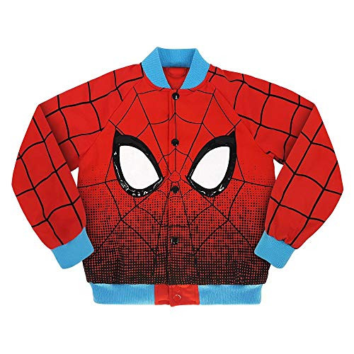 Marvel Spider-Man Varsity Jacket for Boys Size 5 6