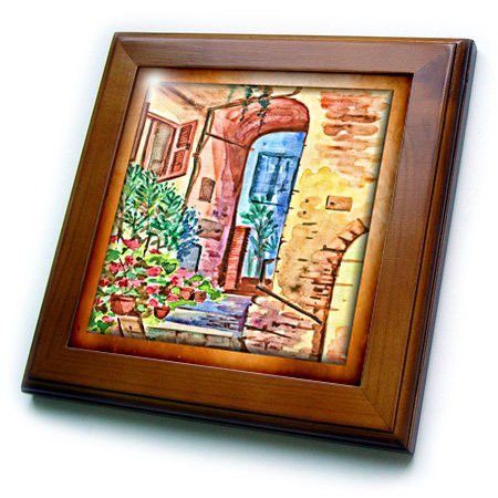 3dRose Italian Yard-Framed Tile 8 by 8 inch  ft_31512_1