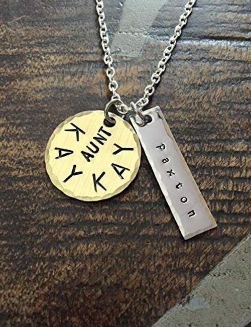 Aunt Necklace Aunt Jewelry Personalized Jewelry Handstamped Jewelry Name Necklace Auntie Necklace Handstamped Necklace New Aunt Gift Aunt Necklace Aunt Jewelry Personalized Jewelry Handstamped Jewelry Name Necklace Auntie Necklace Handstamped Necklace New Aunt Gift