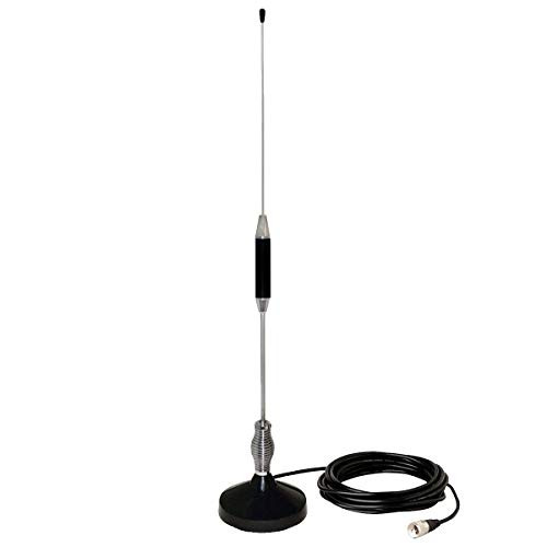 CB Antenna 28 inch for CB Radio 27 MhzPortable Indoor Outdoor Antenna Full Kit with Heavy Duty Magnet Mount Mobile Car Radio Antenna Compatible with President Midland Cobra Uniden Anytone by LUITON