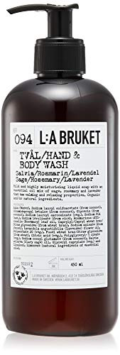 L A Bruket No. 094 Sage Rosemary Lavender Hand  and  Body Wash - 450 ml