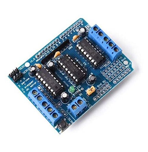 L293D 4-Channel Stepper Motor Driver Board Control Shield Module Motor Drive Expansion Board 4.5-36V DC for Arduino Mega2560 L293D 4-Channel Stepper Motor Driver Board Control Shield Module Motor Drive Expansion Board 4.5-36V DC for Arduino Mega2560