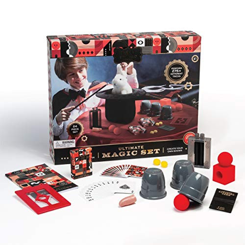 FAO Schwarz Ultimate Magic Set Perform 300 Different Spectacular Tricks Includes 24 Accessory Pieces for Kids Ages 8 plus and Older Fun for Indoor Outdoor Playing