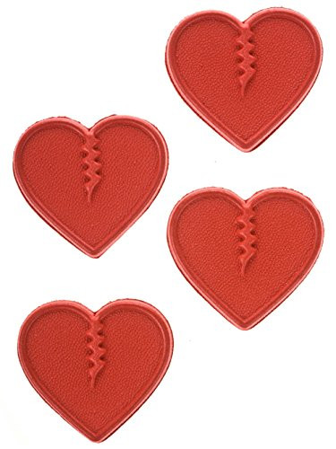 Crab Grab Mini Hearts Traction Pad Red One Size