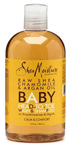 Sheamoisture Shea Moisture Raw Shea Chamomile  and  Argan Oil Baby Head-To-Toe Wash  and  Shampoo  Pack of 3