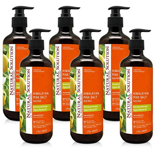 Natural Solution Himalayan Pink Salt Body Wash with Organic Marula OilDaily Care For All Skin Types - Pack of 6