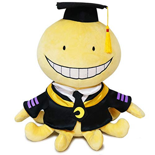 Cuecutie Anime Koro Sensei Plush Classroom Character Octopus Plushie Toy Doll Stuffed Funny Yellow Cartoon Throw Pillow Collection 18 inch