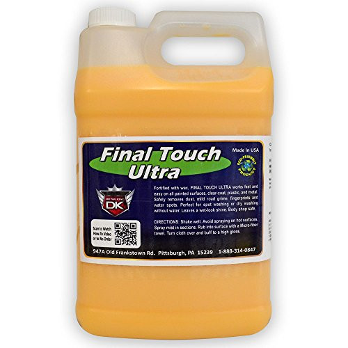 Detail King Final Touch Ultra Express Car Wax Spray - All Surface Protect  and  Shine Dry Wash Wax 1 Gallon