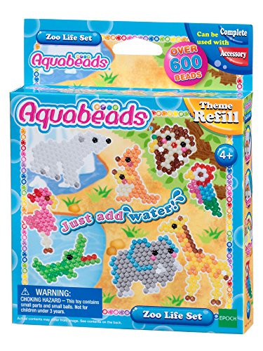 Aquabeads Zoo Life Theme Refill Set Craft Beads