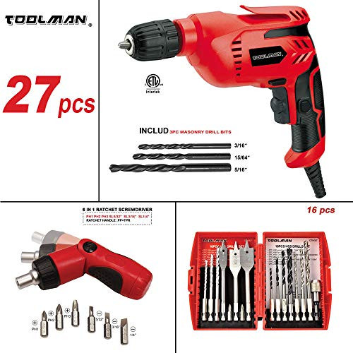 Toolman Power Drill Driver Chuck Size 1 2 For Heavy Duty works with DeWalt Makita Ryobi Bosch SKILL Accessories 5207Q0713
