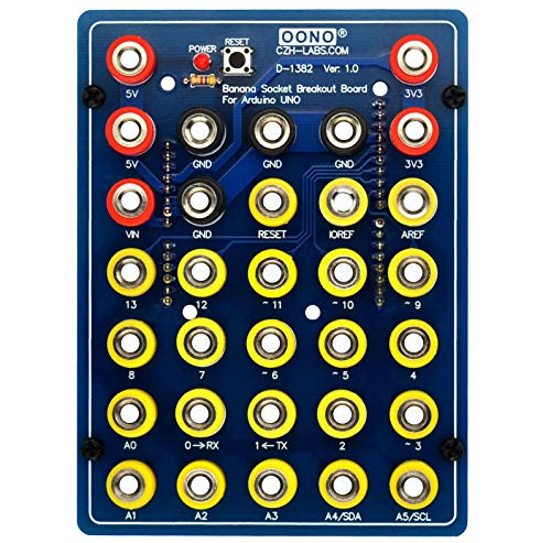 Banana Socket GPIO Breakout Board for Arduino UNO R3