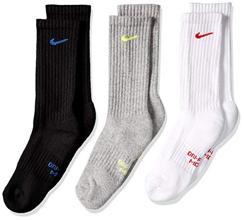 NIKE Youth Everyday Cushion Crew 6 Pair Multicolor - Color Small