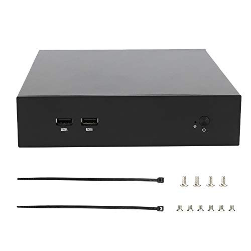 Caiqinlen Romantic Gift Mini ITX Computer HTPC Computer Case Practical Computer Case Home Theater HTPC ITX for Computer