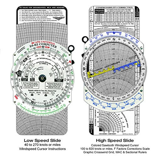 Aero Products E6-B Flight Computer  APR s Pocket Series E6-B4WHL