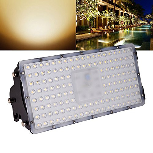 LED Flood Light chunnuan 100W LED floodlights 9000LM Warm White 2800-3200K Outdoor Waterproof IP65 Super Bright Flood Lamp Security Light Spotlight Lamp for Outdoor Garage Garden Yard and LED Flood Light chunnuan 100W LED floodlights 9000LM Warm White 2800-3200K Outdoor Waterproof IP65 Super Bright Flood Lamp Security Light Spotlight Lamp for Outdoor Garage Garden Yard and
