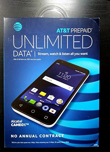 Alcatel - CAMEOX 4G LTE with 16GB Memory Cell Phone - Arctic White (AT&T)